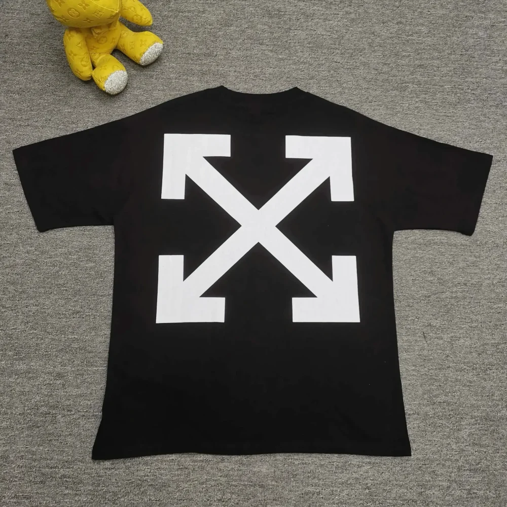 OFF WHITE Cream Colored Loose Fitting T-Shirt - etkick reps