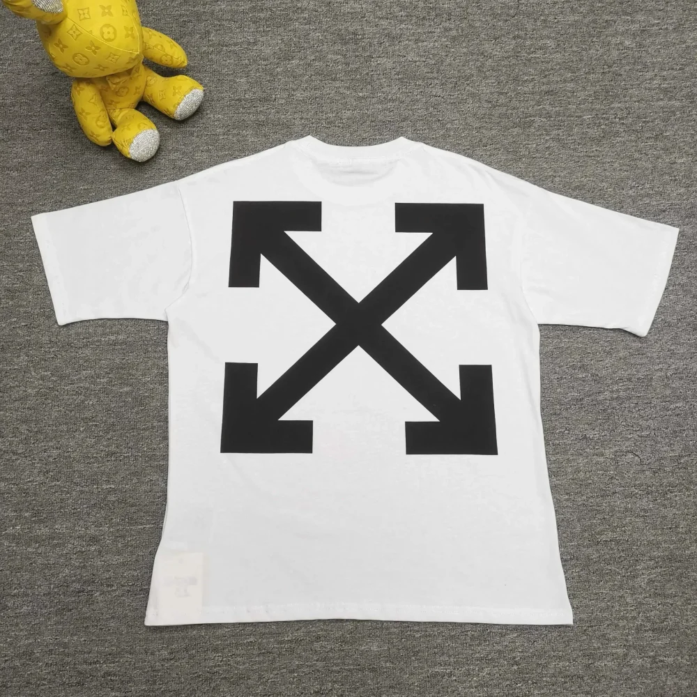 OFF WHITE Cream Colored Loose Fitting T-Shirt - etkick reps