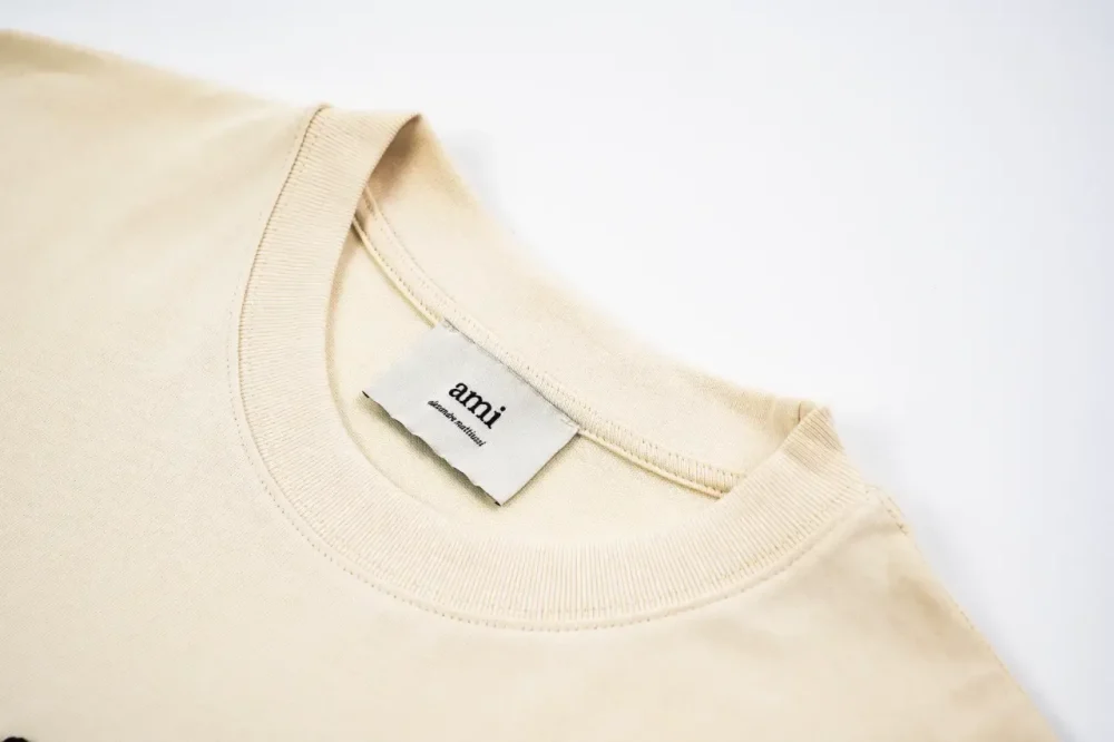 AMI Towel Embroidery Short Sleeve Black - etkick reps