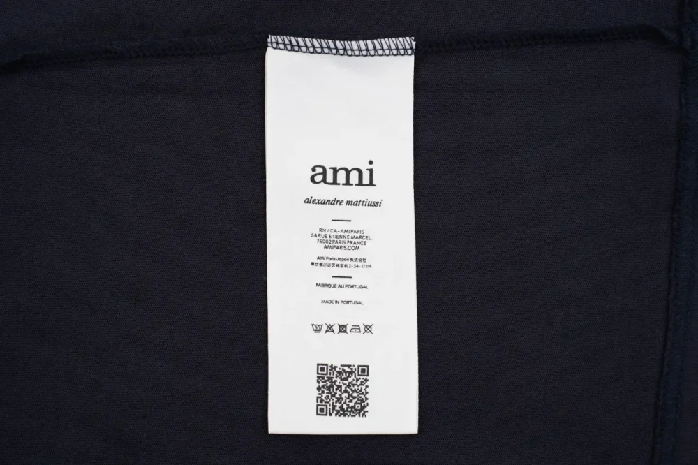 AMI Towel Embroidery Short Sleeve Black - etkick reps