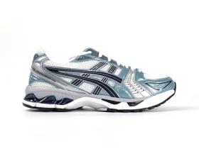 Asics Gel Kayano 14 White and Fjord Grey