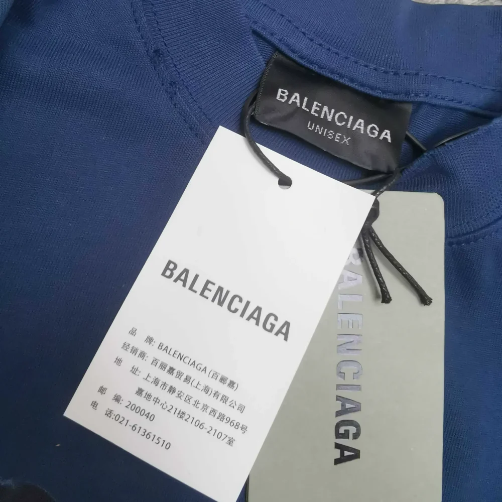 Balenciaga Ambassador Fanclub Series – PP Krit Oversized T-Shirt Dark Blue - etkick reps