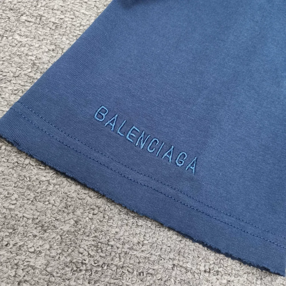 Balenciaga Ambassador Fanclub Series – PP Krit Oversized T-Shirt Dark Blue - etkick reps