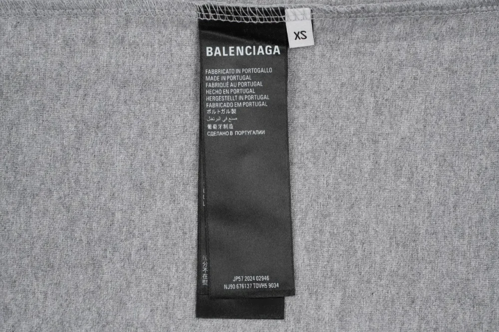 Balenciaga Double Ring Embroidery Small Label Fake Two-Piece - etkick reps