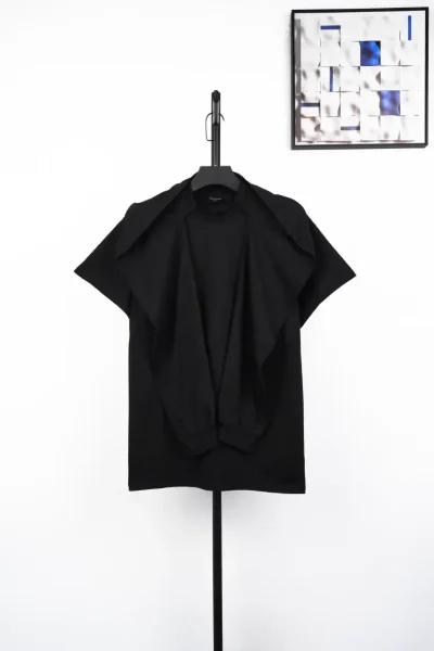 Balenciaga Double Ring Embroidery Small Label Fake Two-Piece - etkick reps