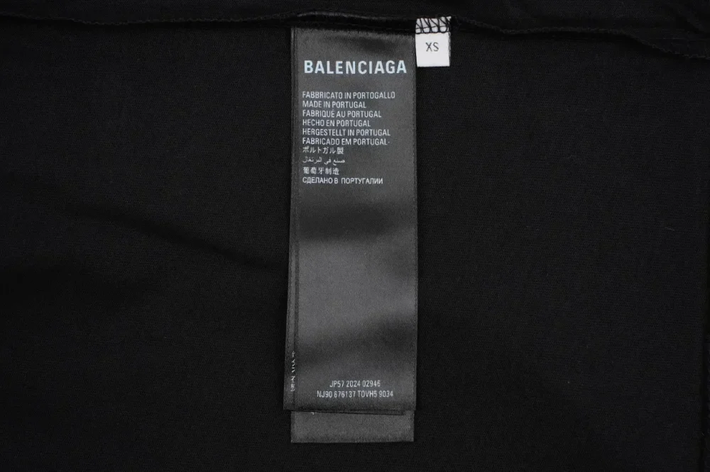 Balenciaga Double Ring Embroidery Small Label Fake Two-Piece - etkick reps