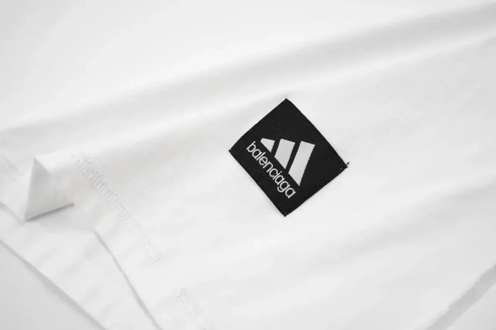 Balenciaga Double-Sided Short-Sleeved Shirt With Three Bars And Co-Branding - etkick reps