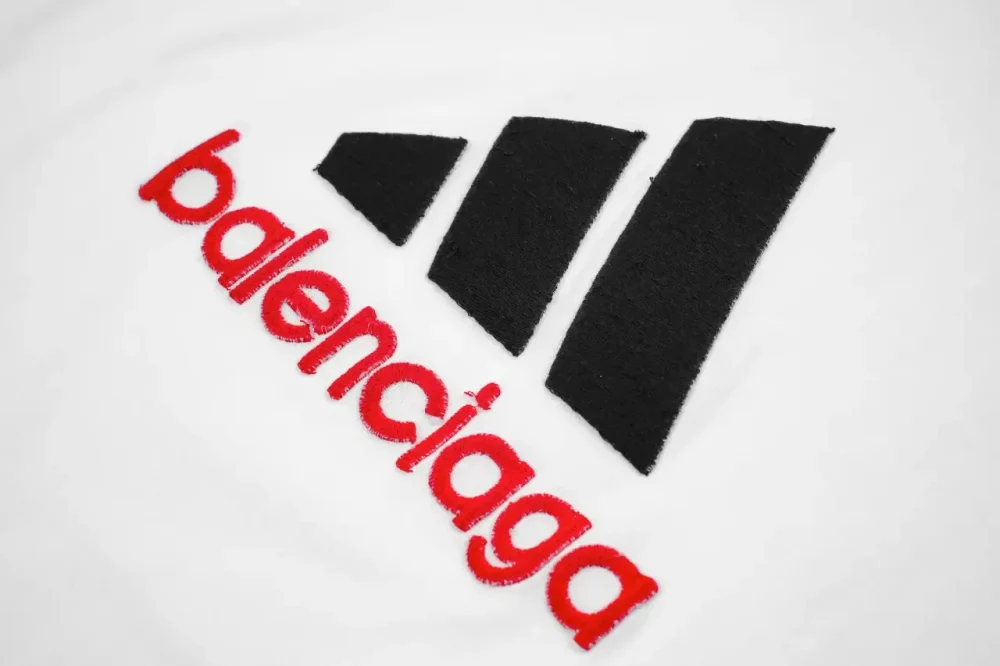 Balenciaga Double-Sided Short-Sleeved Shirt With Three Bars And Co-Branding - etkick reps
