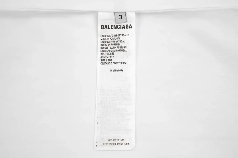 Balenciaga Double-Sided Short-Sleeved Shirt With Three Bars And Co-Branding - etkick reps