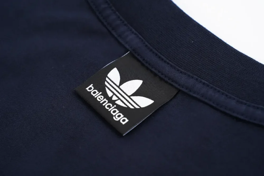 Balenciaga Double-Sided Short-Sleeved Shirt With Three Bars And Co-Branding - etkick reps