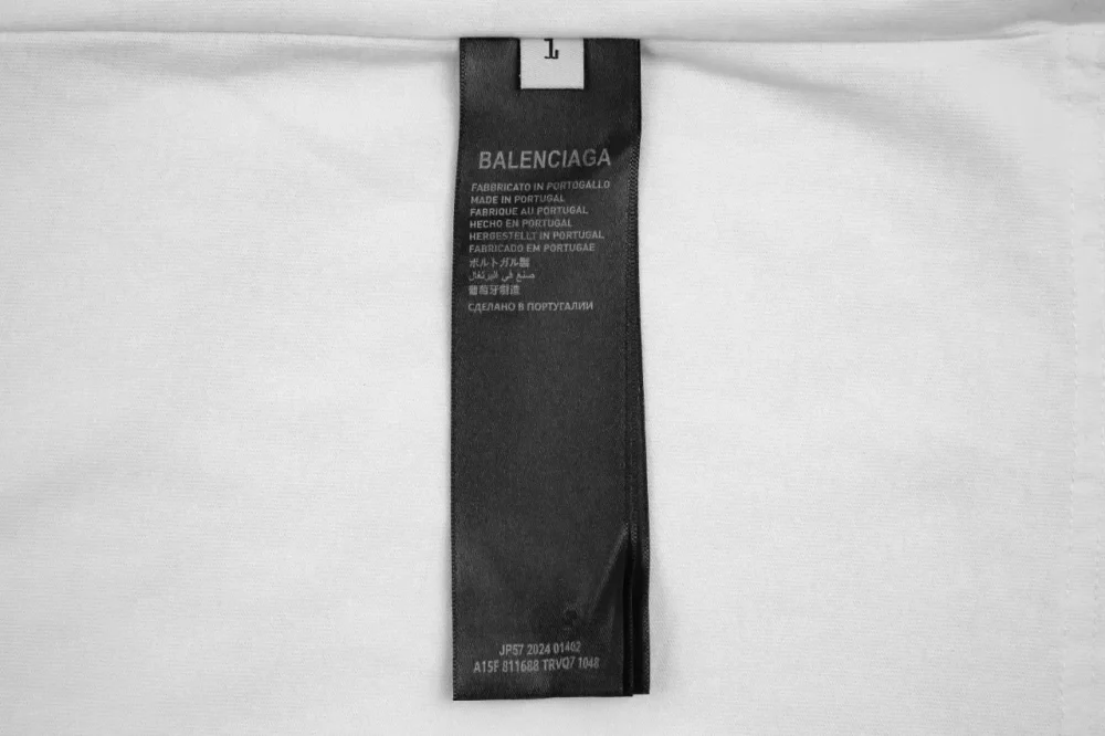 Balenciaga Letter Patchwork With Destroyed Short Sleeves - etkick reps