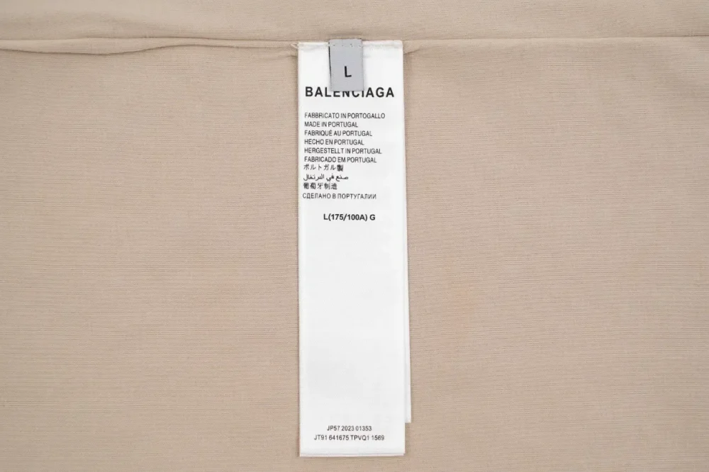 Balenciaga Paris Coke Letter Destruction Double-Sided T-Shirt - etkick reps