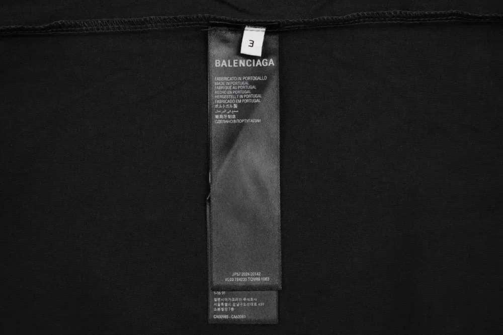 Balenciaga Ring Sleeves Web Short Sleeve White - etkick reps