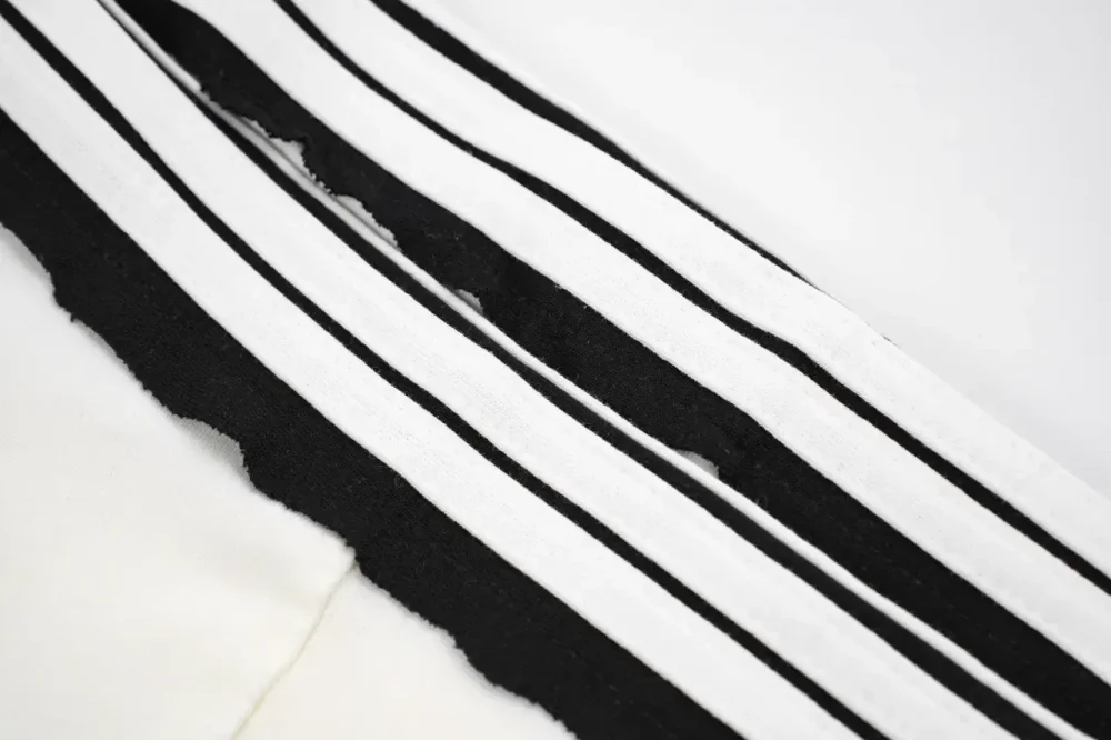 Balenciaga Ring Sleeves Web Short Sleeve White - etkick reps