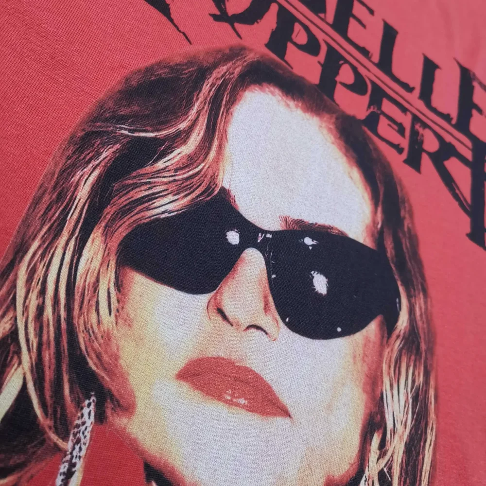 Balenciaga Short-Sleeved T-Shirt With Washed Pattern Red - etkick reps
