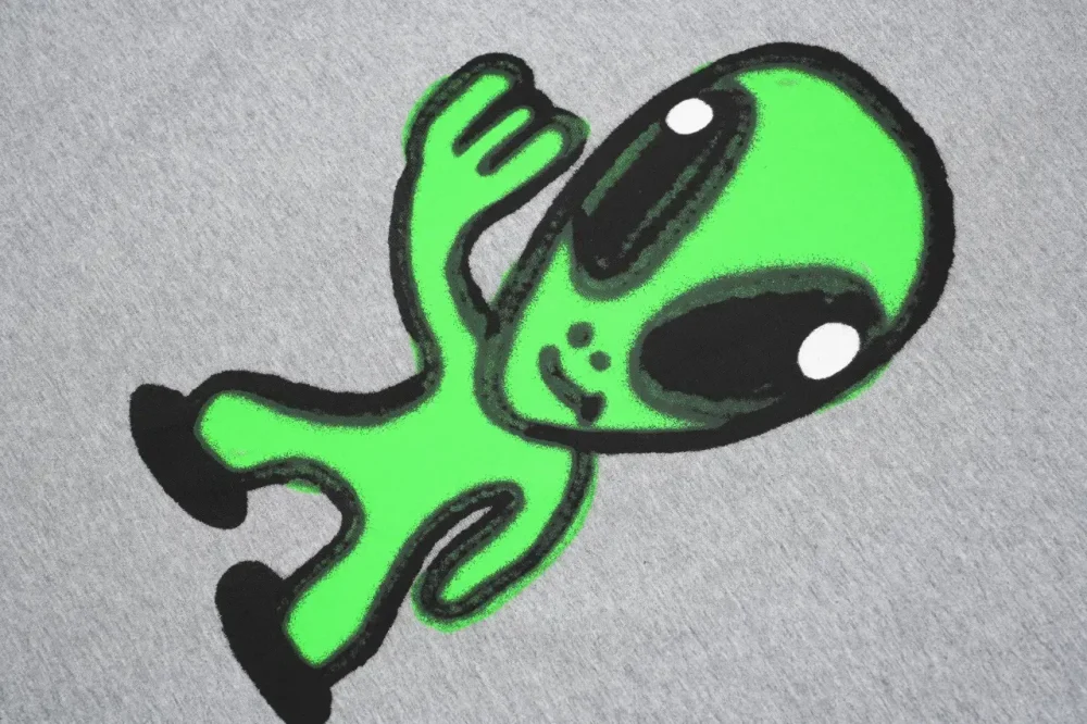 Balenciaga Sleeveless T-Shirt With Dissolving Alien Smiley Print - etkick reps