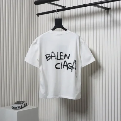 Balenciaga T-Shirt With Misplaced Logo Print - etkick reps