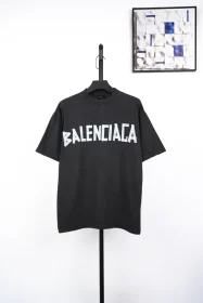 Balenciaga White Rubber Short Sleeve Dark Grey