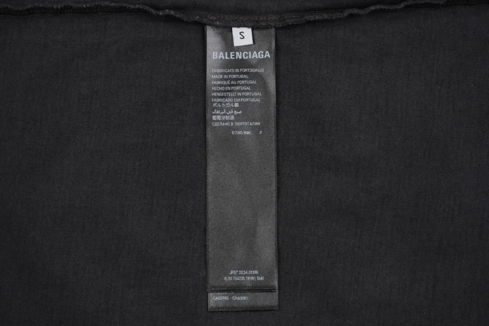 Balenciaga White Rubber Short Sleeve Dark Grey - etkick reps