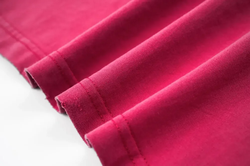 Balenciaga With Red Band And Letter Print Raspberry Red Short Sleeves - etkick reps