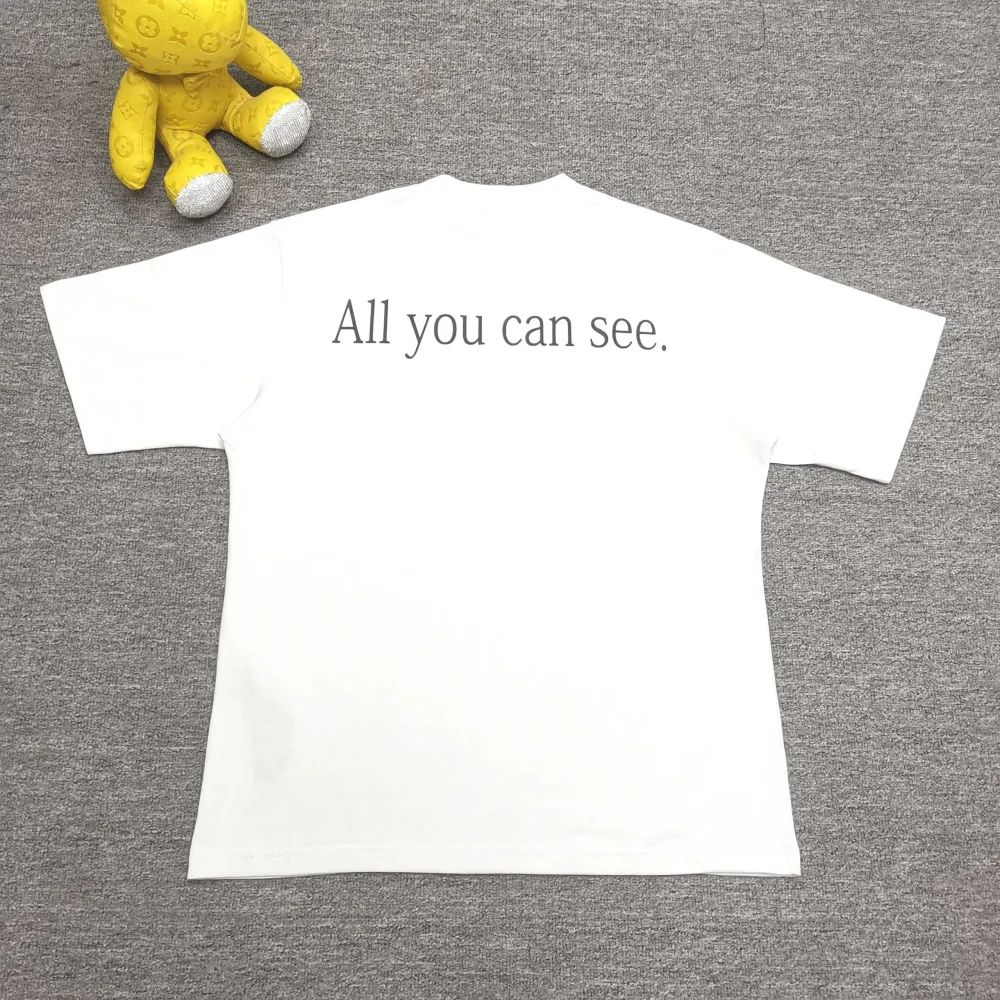 Balenciaga With Sunglasses Print On Front And Back T-Shirt - etkick reps