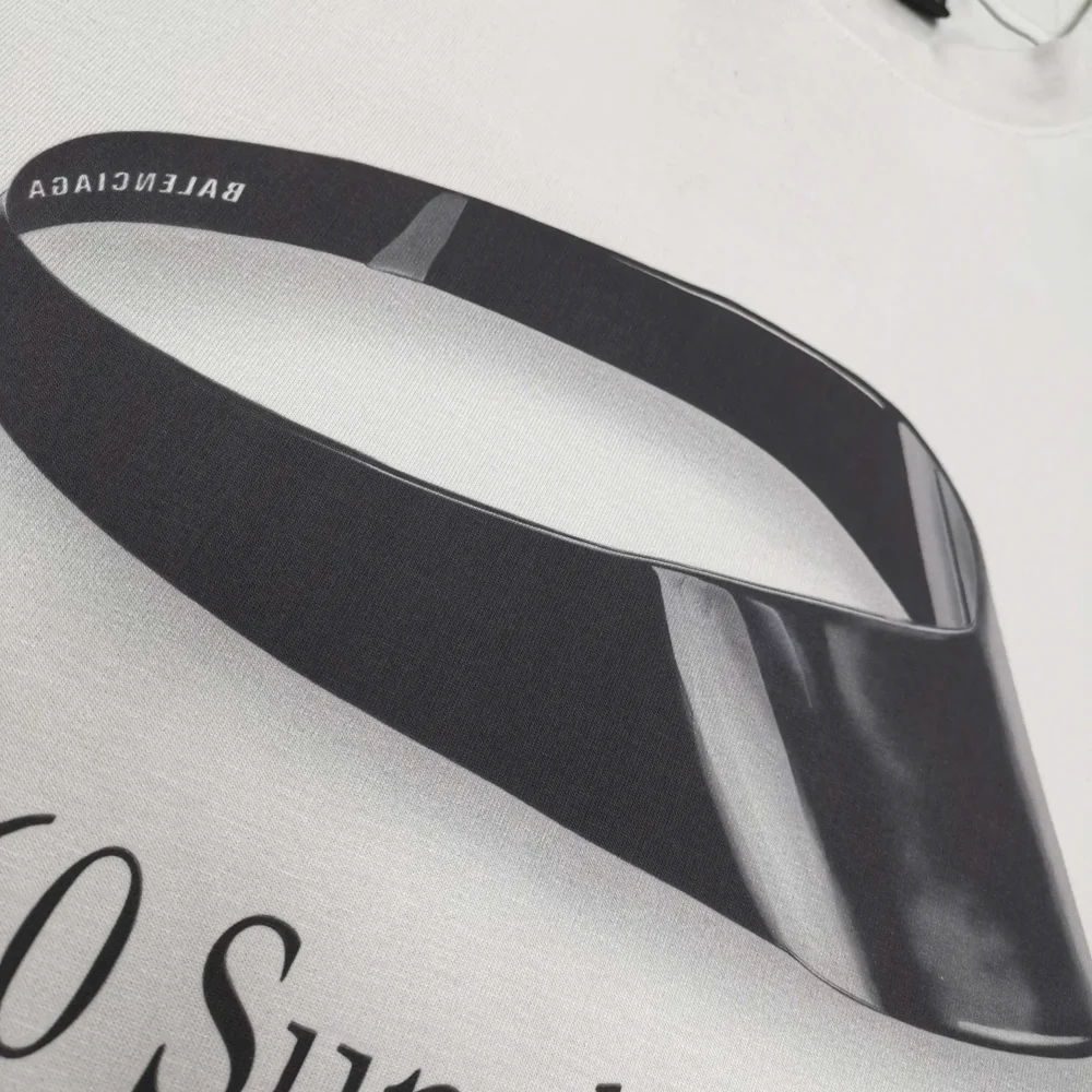 Balenciaga With Sunglasses Print On Front And Back T-Shirt - etkick reps