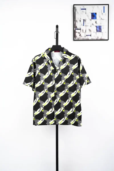 D10r Surfer Print In Black And White T-Shirt - etkick reps