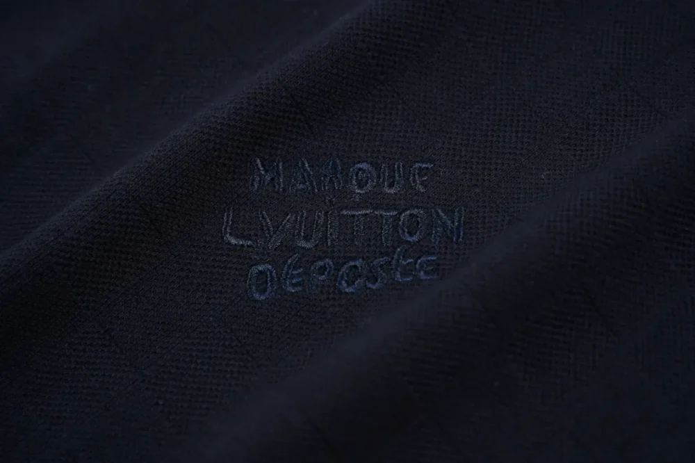 Polo Shirt With Checkerboard Embroidery T-Shirt - etkick reps