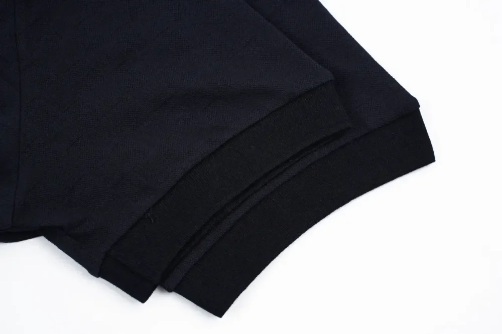 Polo Shirt With Checkerboard Embroidery T-Shirt - etkick reps