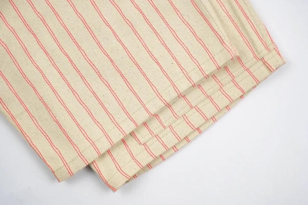 Shorts With Pocket Stripes And Letter D Red Line - etkick reps