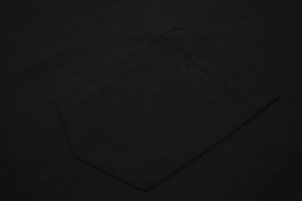 T-Shirt With Sanskrit Print On The Neckline In Black - etkick reps