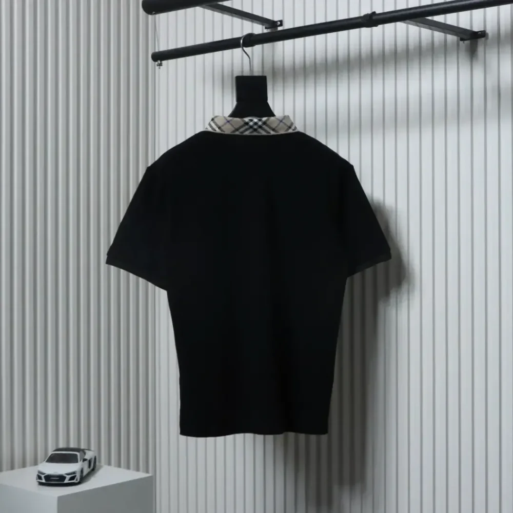 BU Polo Shirt With Checked Lapel And Warhorse Embroidery - etkick reps