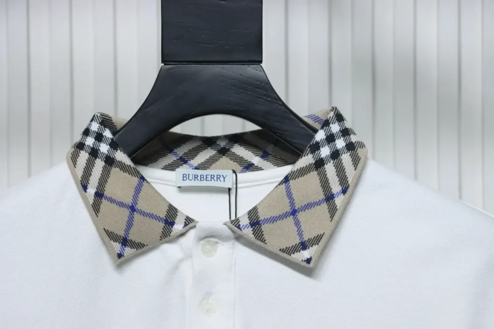 BU Polo Shirt With Checked Lapel And Warhorse Embroidery - etkick reps