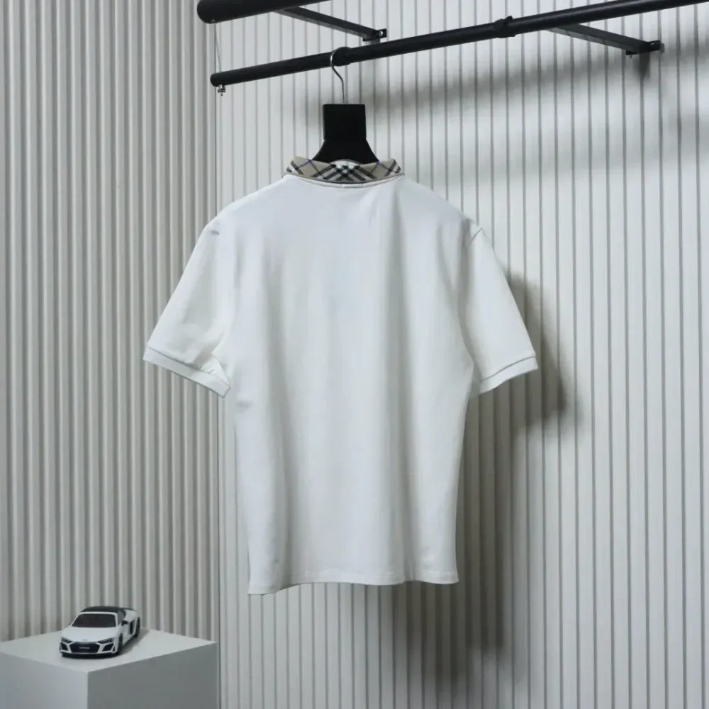 BU Polo Shirt With Checked Lapel And Warhorse Embroidery - etkick reps