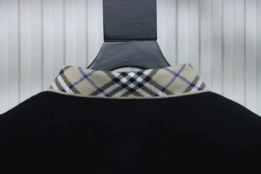 BU Polo Shirt With Checked Lapel And Warhorse Embroidery - etkick reps