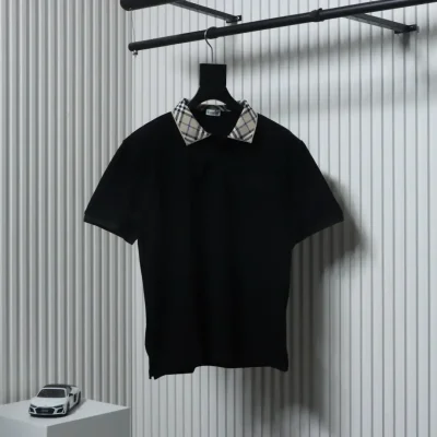 BU Polo Shirt With Checked Lapel And Warhorse Embroidery - etkick reps