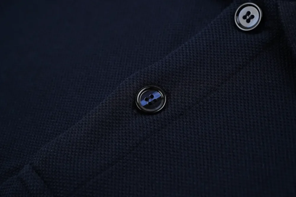 BU Short-Sleeved Polo Shirt Warhorse Blue - Image 6