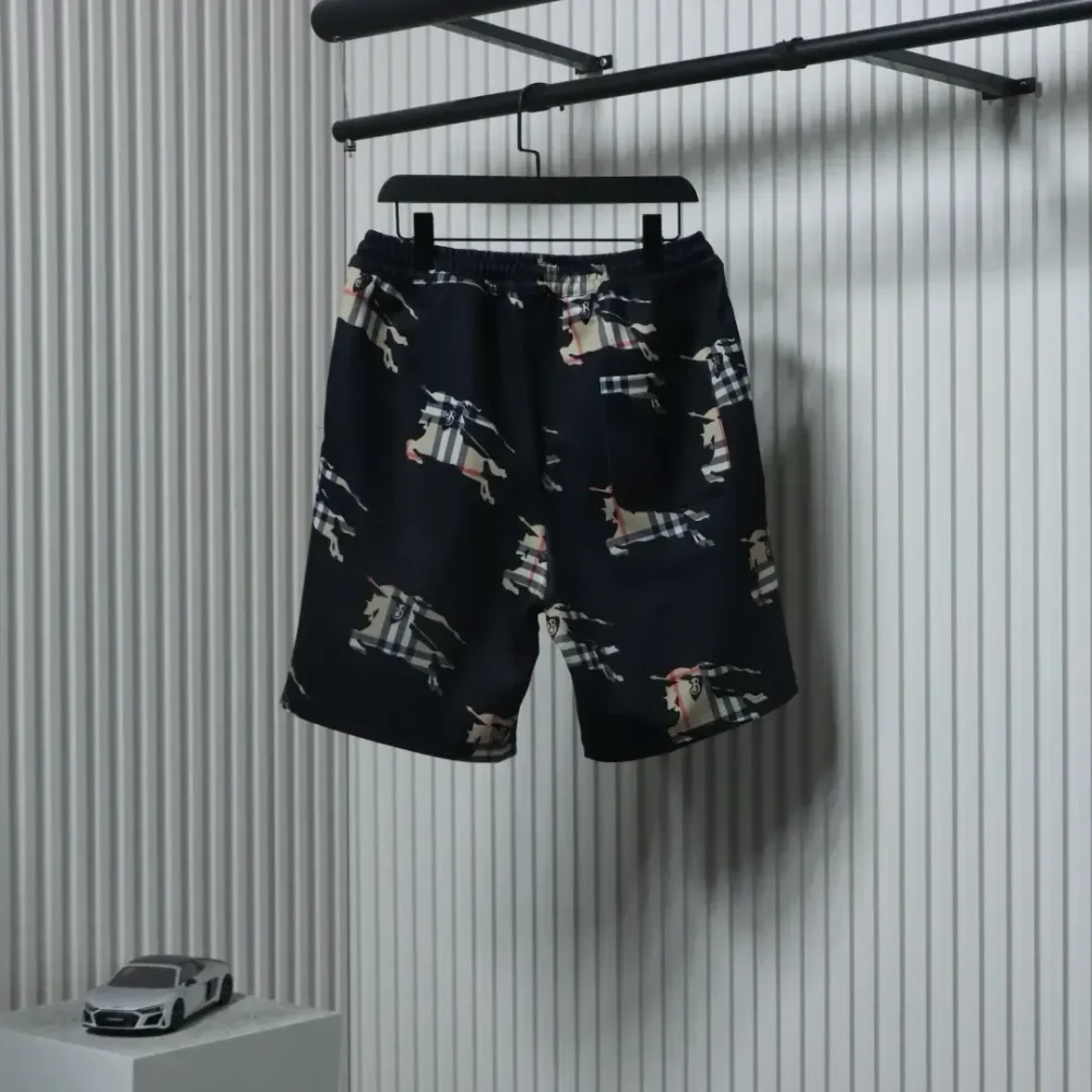 BU Shorts With Checked Warhorse Print - Image 14