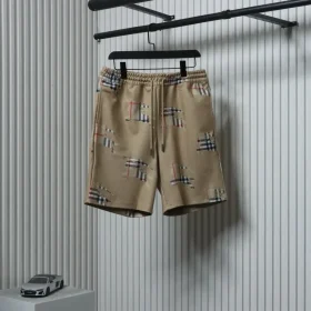 BU Shorts With Checked Warhorse Print