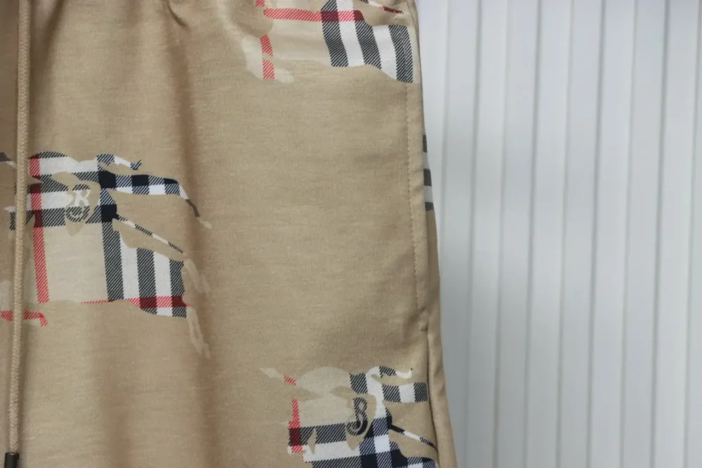 BU Shorts With Checked Warhorse Print - Image 5