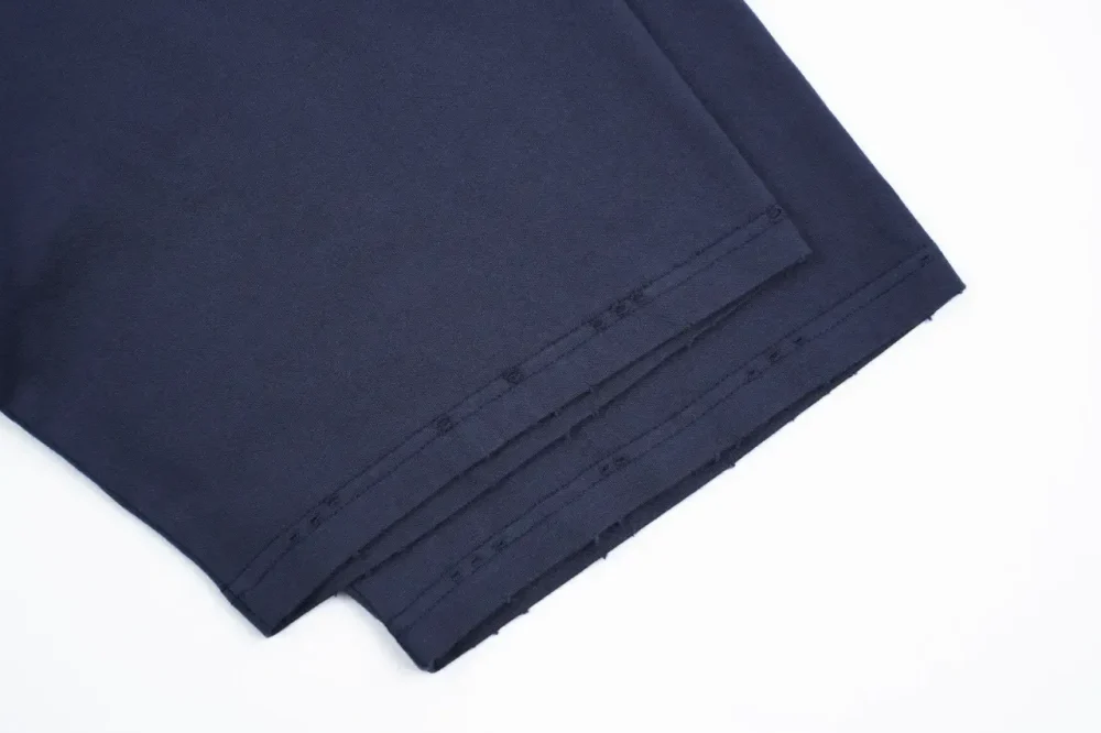 Balenciaga Bitcoin Double B Printed Ripped T-Shirt Dark Blue - Image 7