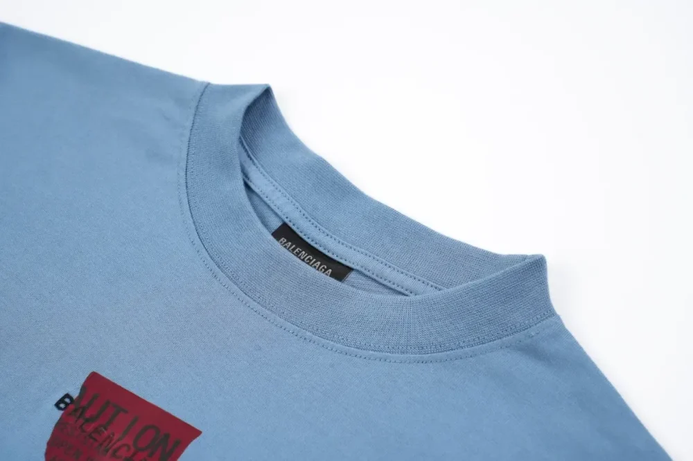 Balenciaga Embroidered Rubber T-Shirt In Black - Image 4