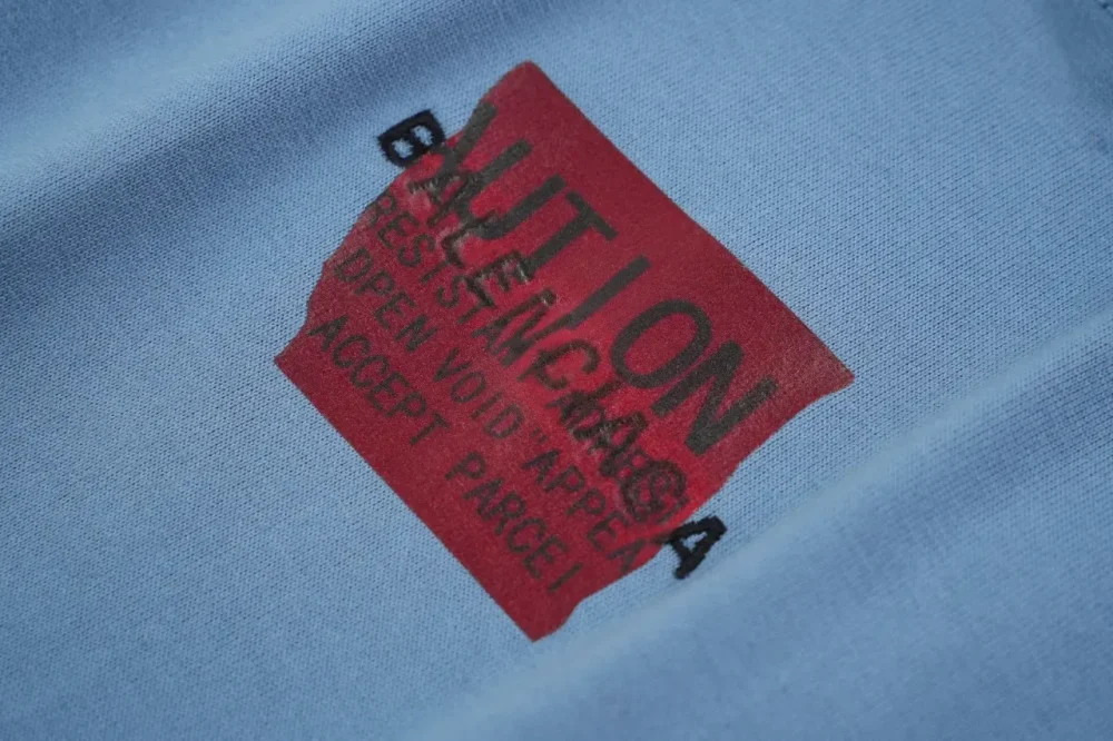 Balenciaga Embroidered Rubber T-Shirt In Black - Image 5