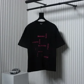 Balenciaga Embroidered T-shirts white
