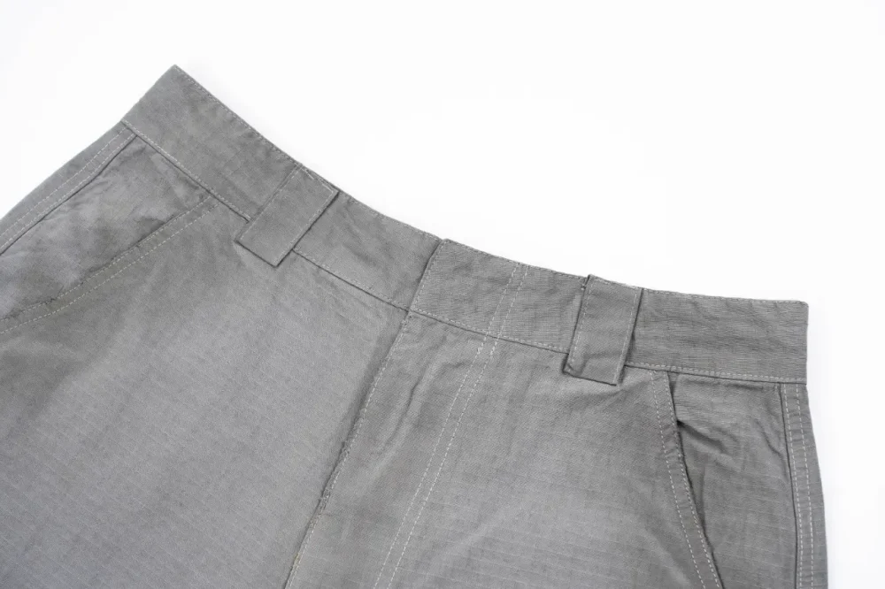 Balenciaga Loop Distressed Cargo Shorts Gray - etkick reps