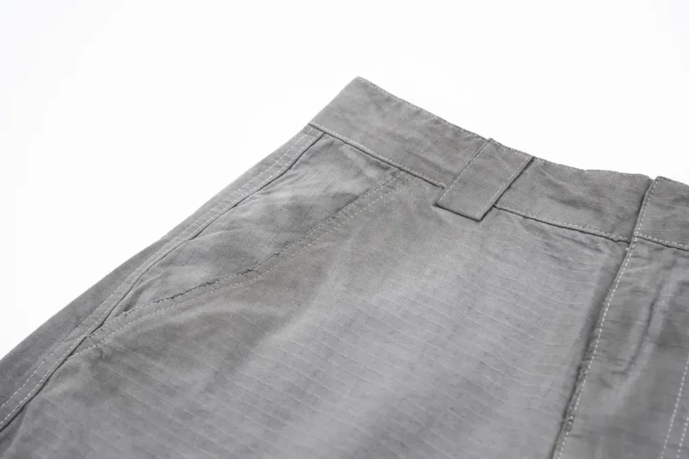 Balenciaga Loop Distressed Cargo Shorts Gray - etkick reps