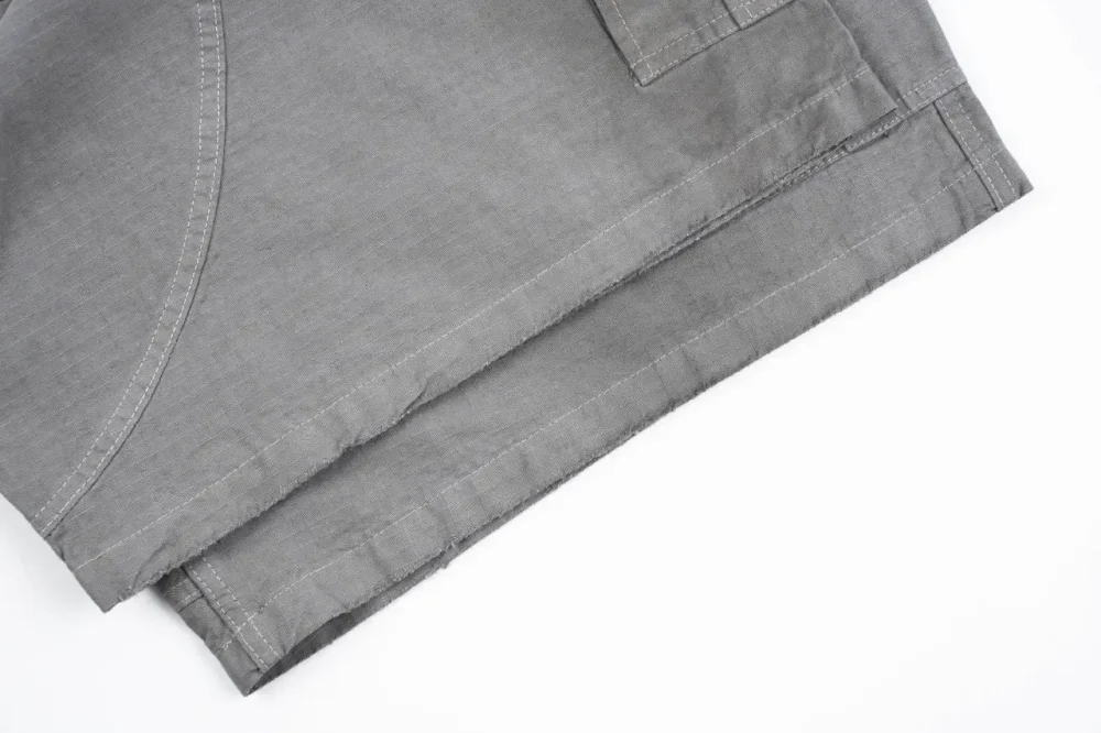 Balenciaga Loop Distressed Cargo Shorts Gray - etkick reps