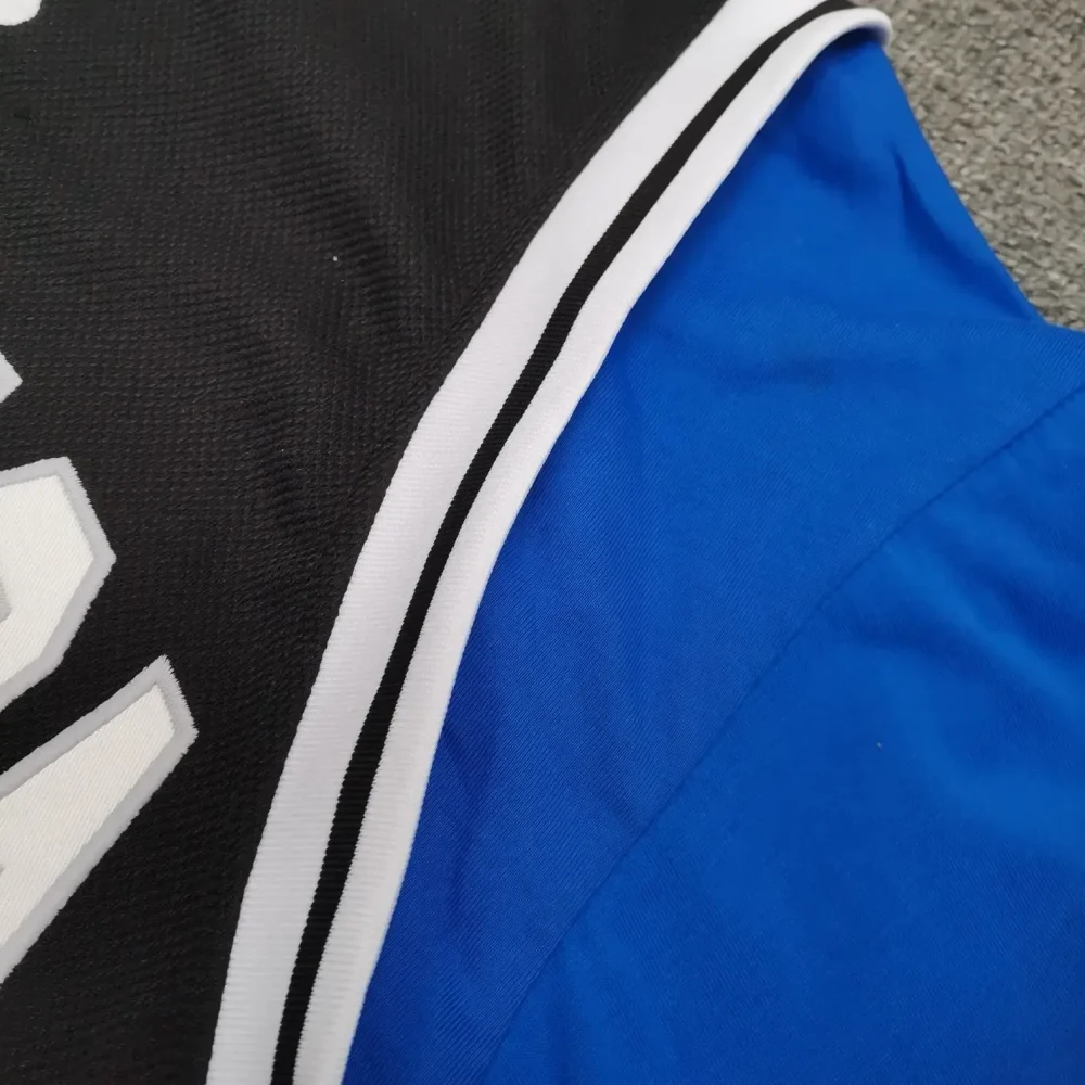 Balenciaga Multi-Layered Basketball Jersey In Black And Blue - etkick reps