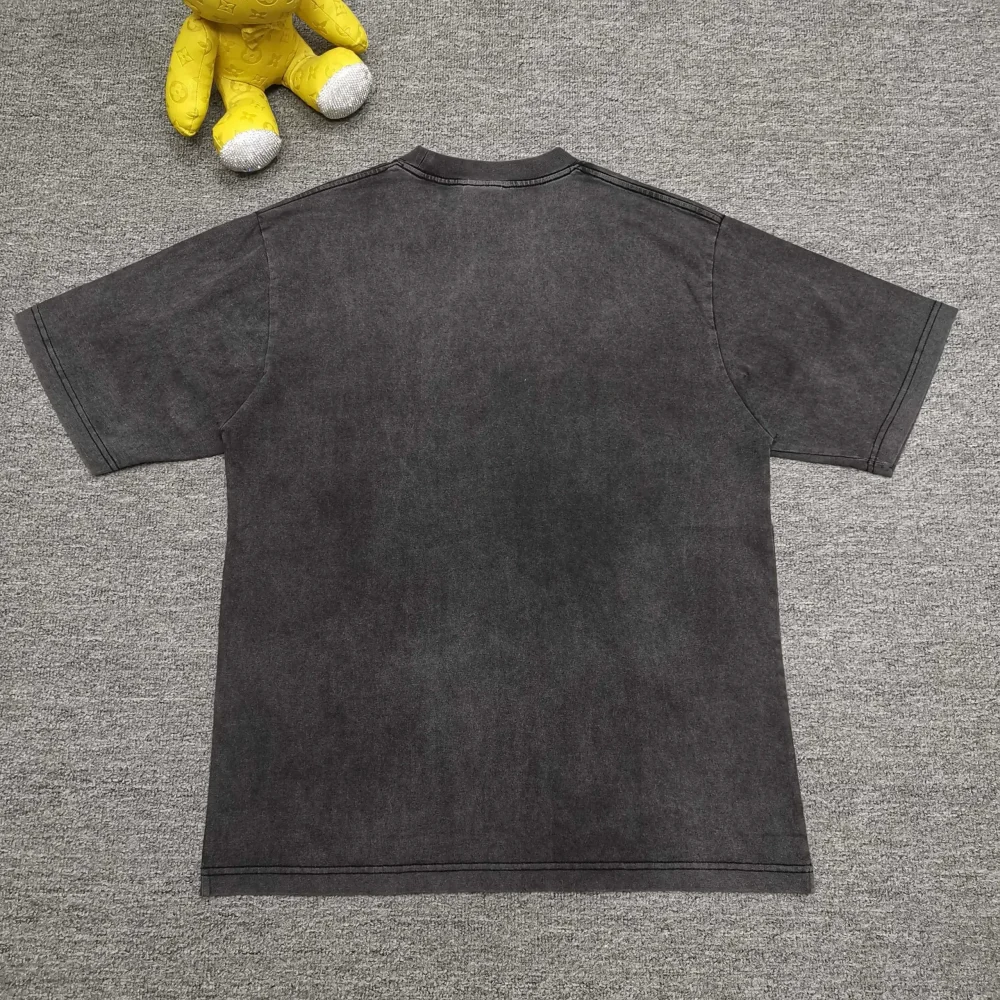 Balenciaga Puma Oversized T-Shirt in Faded Black - etkick reps