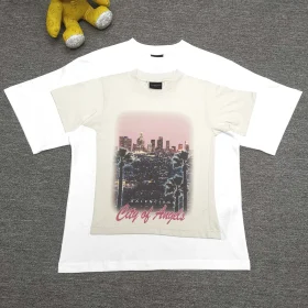 Balenciaga Round Neck Los Angeles Night View Shirt